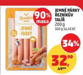 JEMNÉ PÁRKY ŘEZNÍKŮV TALÍŘ, 200 g