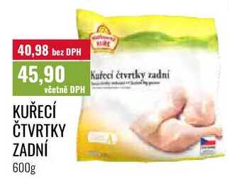 KUŘECÍ ČTVRTKY ZADNÍ ,600g