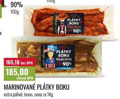 MARINOVANÉ PLÁTKY BOKU, cena za 1Kg