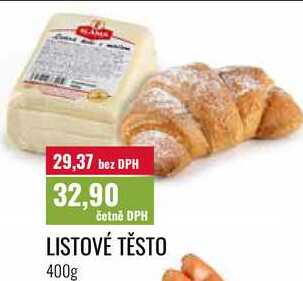 LISTOVÉ TĚSTO, 400g