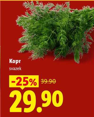 Kopr, svazek
