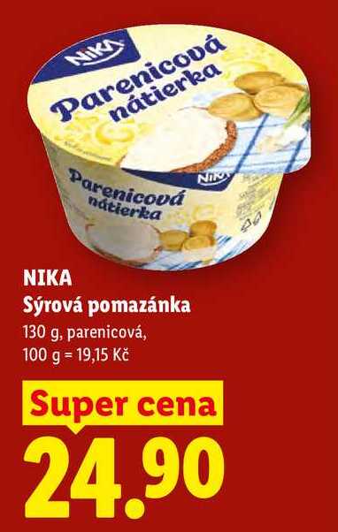 NIKA Sýrová pomazánka, 130 g