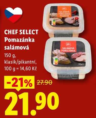 CHEF SELECT Pomazánka salámová, 150 g