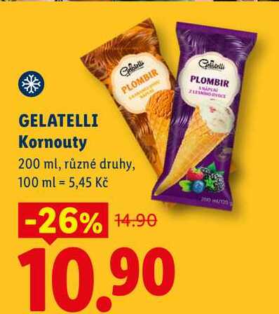 GELATELLI Kornouty, 200 ml