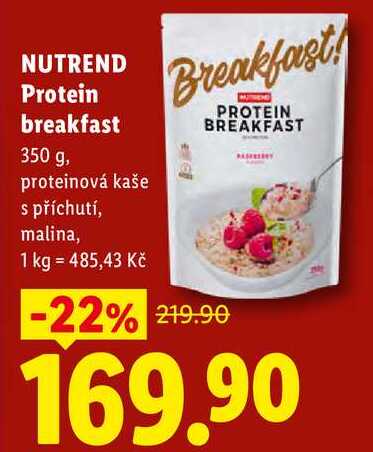 NUTREND Protein breakfast, 350 g