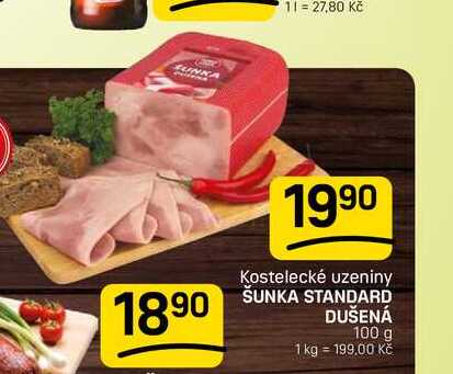 ŠUNKA STANDARD DUŠENÁ 100 g