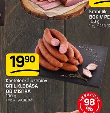 GRIL KLOBÁSA OD MISTRA 100 g