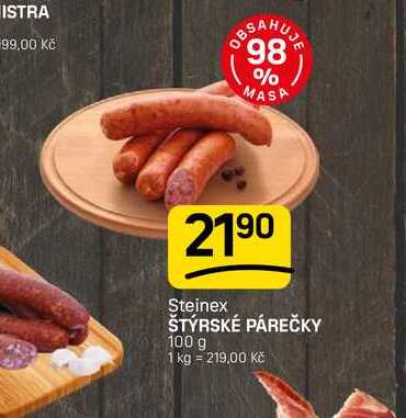 ŠTÝRSKÉ PÁREČKY 100 g