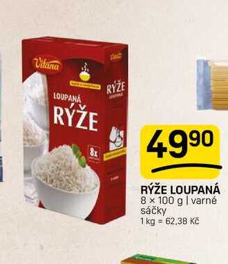 RÝŽE LOUPANÁ 8 × 100 g | varné sáčky 