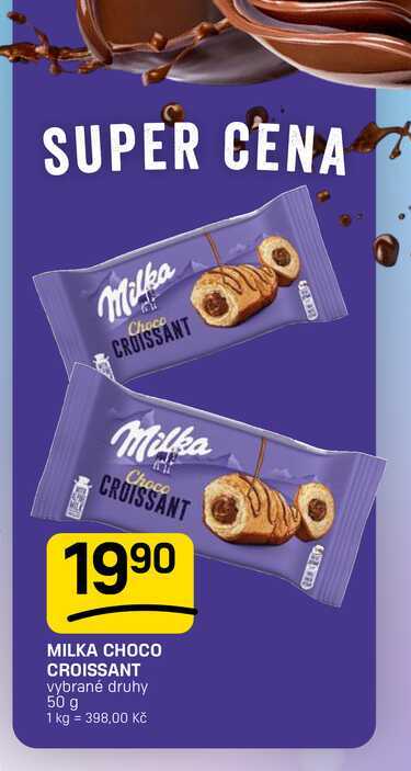 MILKA CHOCO CROISSANT vybrané druhy 50 g