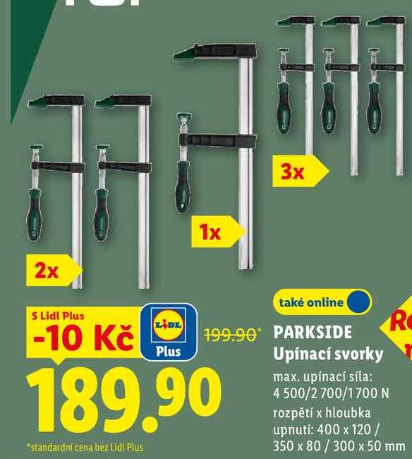 PARKSIDE Upínací svorky 