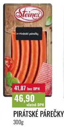 PIRÁTSKÉ PÁREČKY, 300g