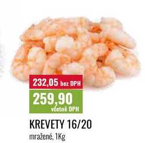 KREVETY 16/20 1Kg