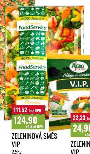 ZELENINOVÁ SMĚS VIP, 2.5kg