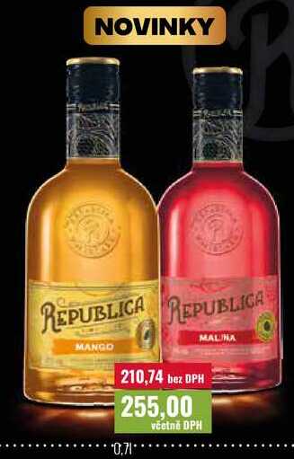 Božkov Republica Mango/Malina 0,7l