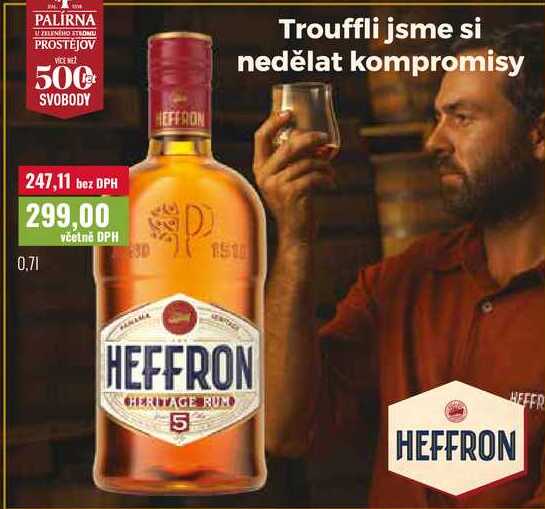 HEFFRON HERITAGE RUM 0,7l