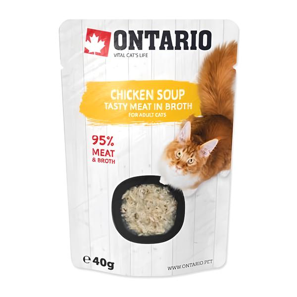 Ontario Polévka pro kočky - kuřecí