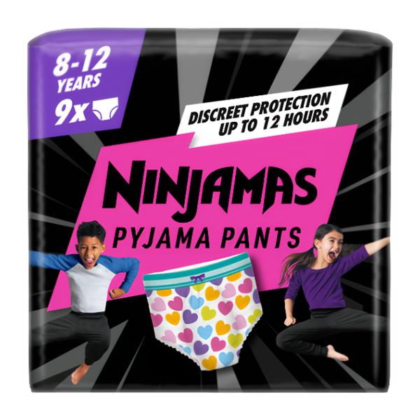 Pampers Ninjamas Pyjama Pants Heart vel. 8 (27-43 kg)
