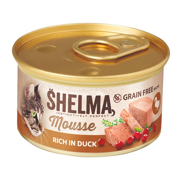 Shelma Pěna s kachním masem, brusinkami a tymiánem pro kočky