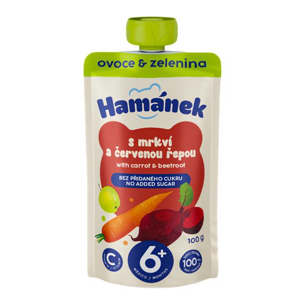 Hamánek s mrkví a červenou řepou 100g