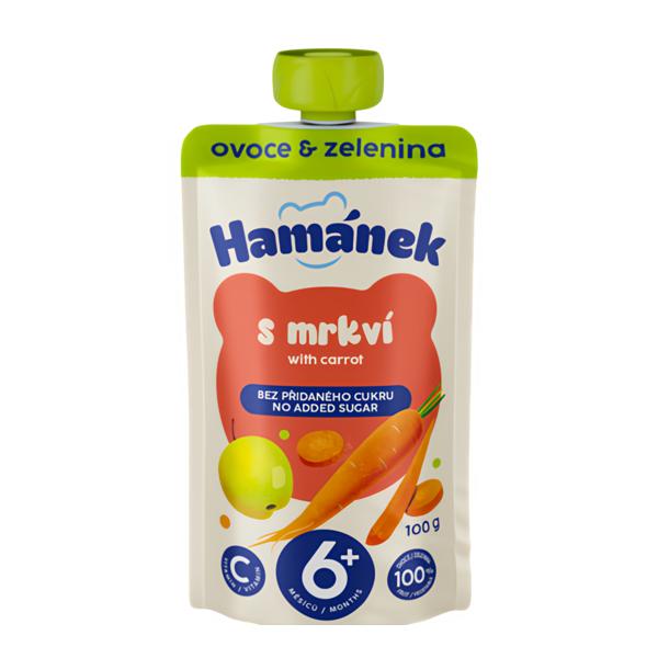 Hamánek Mrkev s jablkem 100g