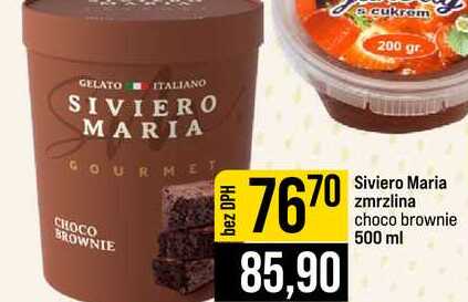Siviero Maria zmrzlina choco brownie 500 ml
