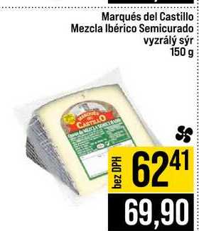 Marqués del Castillo Mezcla Ibérico Semicurado vyzrálý sýr 150 g
