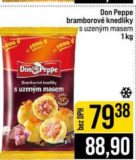 Don Peppe Bramborové knedliky s uzeným masem 1kg
