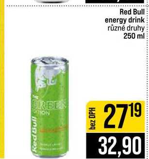 Red Bull energy drink různé druhy 250 ml