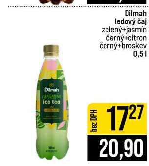 Dilmah ledový čaj zelený+jasmín černý+citron černý+broskev 0,5l