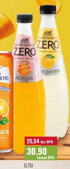 San Benedetto Zero 0,75l