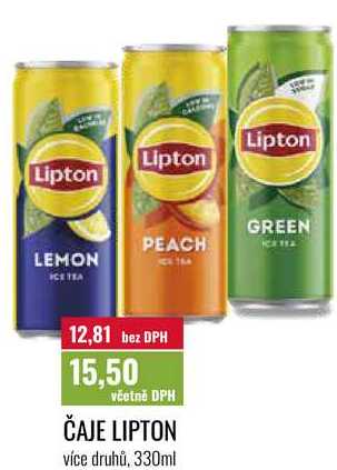 ČAJE LIPTON 330ml