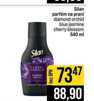 Silan parfém na praní diamond orchid blue jasmine cherry blossom 540 ml