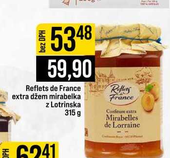 Reflets de France extra džem mirabelka z Lotrinska 315 g