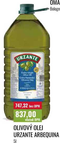OLIVOVÝ OLEJ URZANTE ARBEQUINA 5l