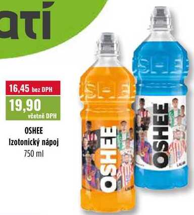 OSHEE Izotonický nápoj 750 ml