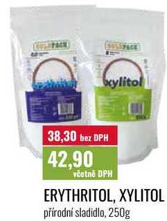 ERYTHRITOL, XYLITOL 250g