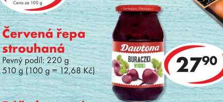 Červená řepa strouhaná, 510 g