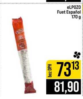 eLPOZO Fuet Español 170 g