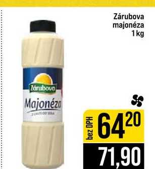 Zárubova majonéza 1kg 