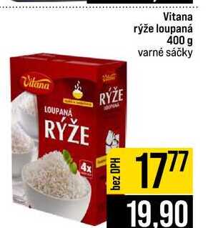 Vitana rýže loupaná 400 g varné sáčky