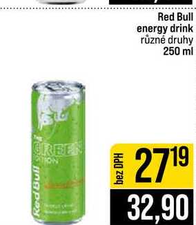 Red Bull energy drink různé druhy 250 ml