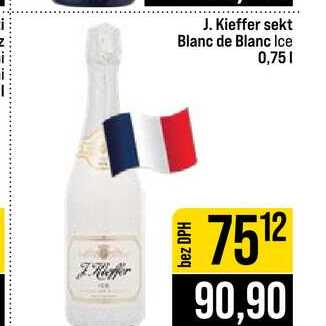 J. Kieffer sekt Blanc de Blanc Ice 0,75l