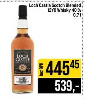 Loch Castle Scotch Blended 12YO Whisky 40% 0,7l