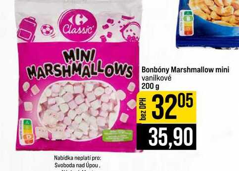 Bonbóny Marshmallow mini vanilkové 200 g 