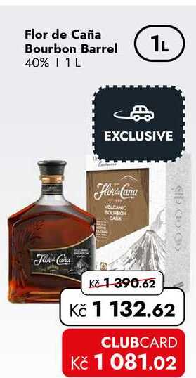 Flor de Caña Bourbon Barrel 40% 1L  