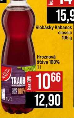 Klobásky Kabanos classic 105 g