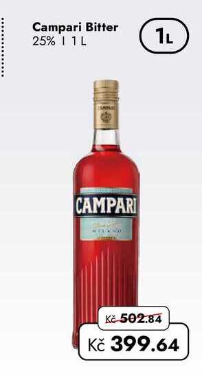 Campari Bitter 25% 1L
