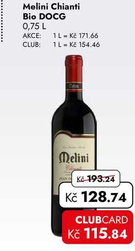 Melini Chianti Bio DOCG 0,75 L 