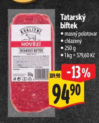 Tatarský biftek, 250 g